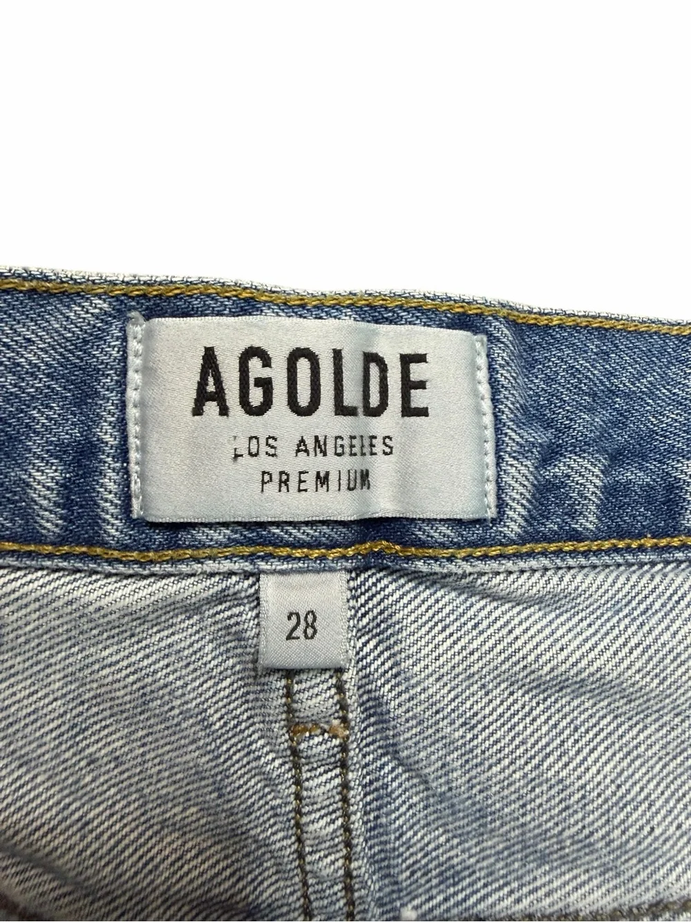 AGOLDE Parker‎ Vintage Cutoff Denim Shorts | Swapmeet | Button Fly | Size 28